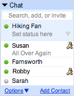 AIM Screenshot from gmail