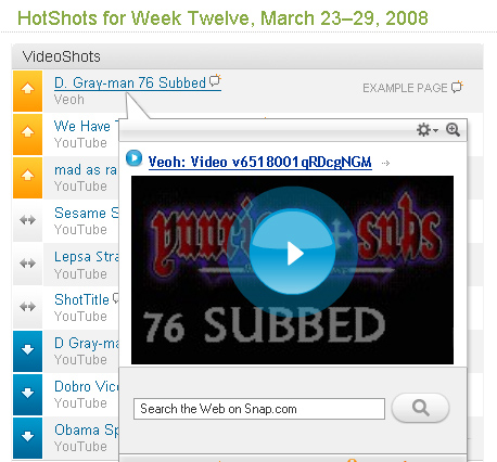 snapshots hotshots this week